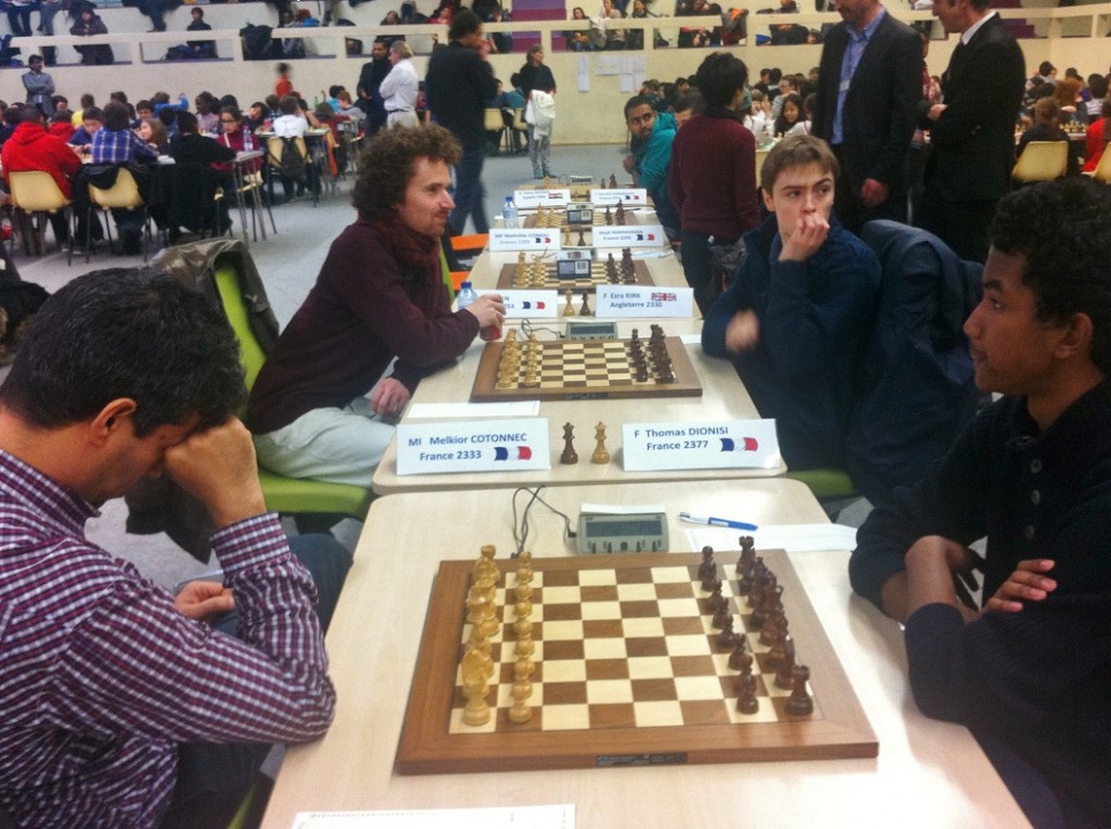 Refusé en Poussins, Melkior a pu se rabattre sur le tournoi de Maîtres (6è/10 avec 4 pts sur 9).