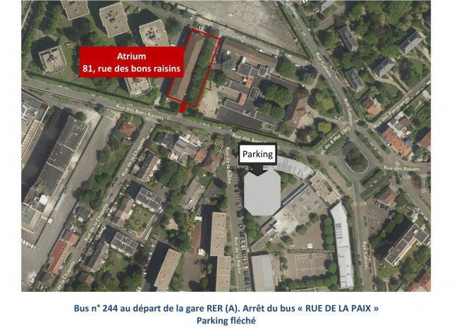 Plan d'accès Atrium